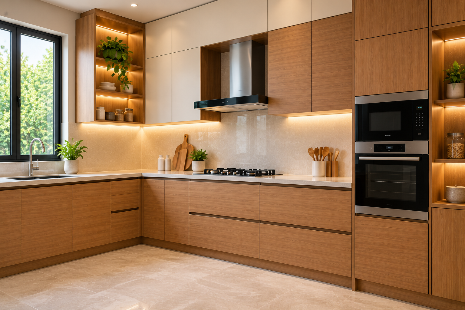Modern kitchen cabinetry